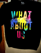 PINK What About Us Beautiful Tramma World Tour Sweatshirt Size Large Very COOL