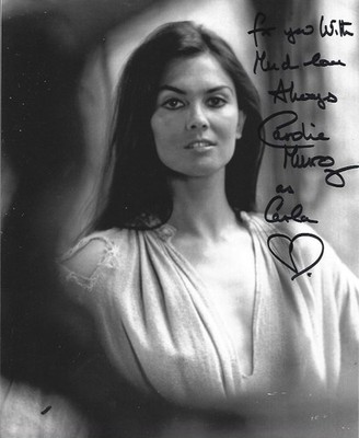 Caroline Munro In Person signed 10'' x 8'' photo - Carla - Captain Kronos #11