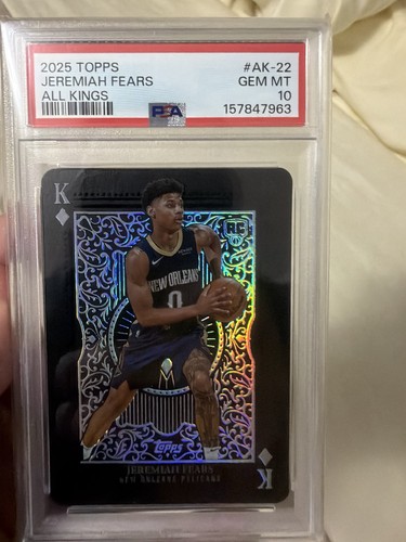 Jeremiah Fears #AK-22 2025 Topps All Kings card