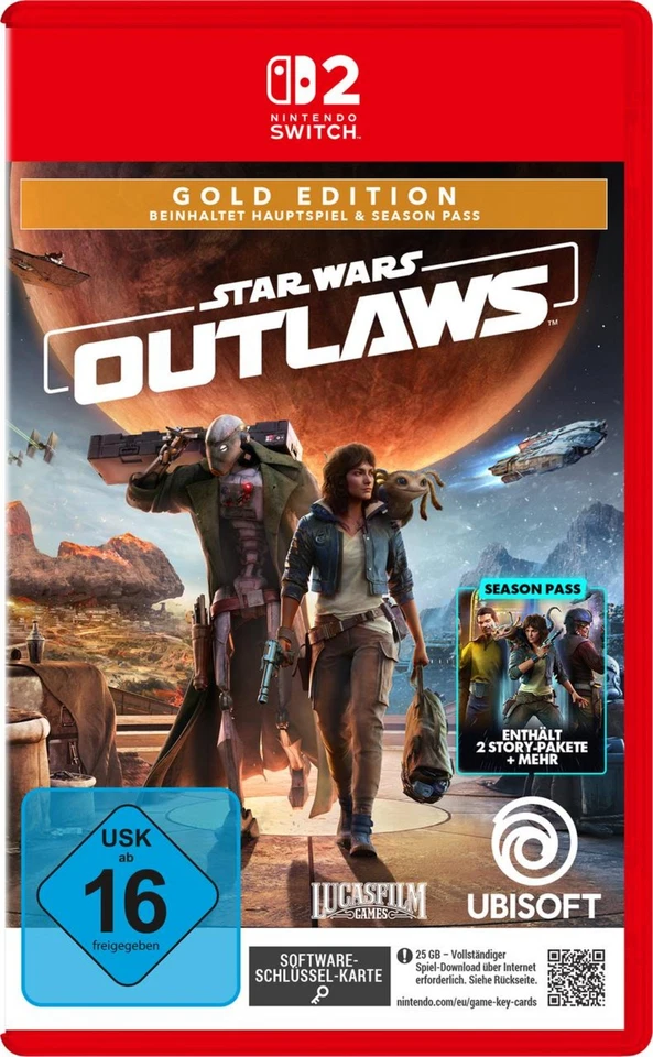 Star Wars Outlaws - Gold Edition (inkl. Season Pass Key Card) [Nintendo Switch 2