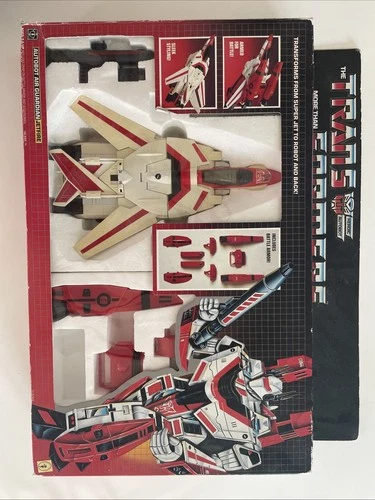 VINTAGE 1985 G1 Transformers JETFIRE Figure Near Complete Jet Plane w/ Paperwork