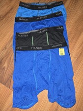 4 Hanes Boxer Brief Boys Underwear Size XL 14-16