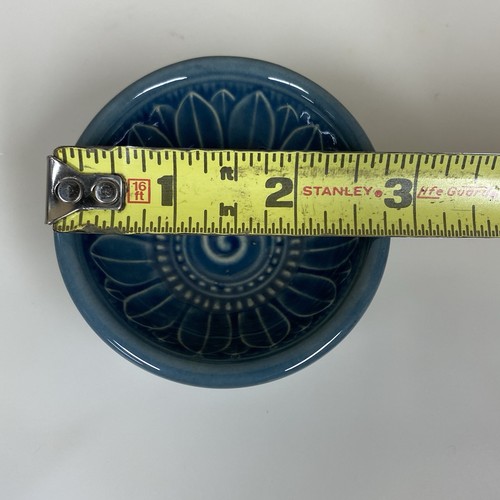 Blauer Lotus Opferschalen für Kräuterangebote Edelsteine, Ringe, Räucherkegel - Bild 6 von 7