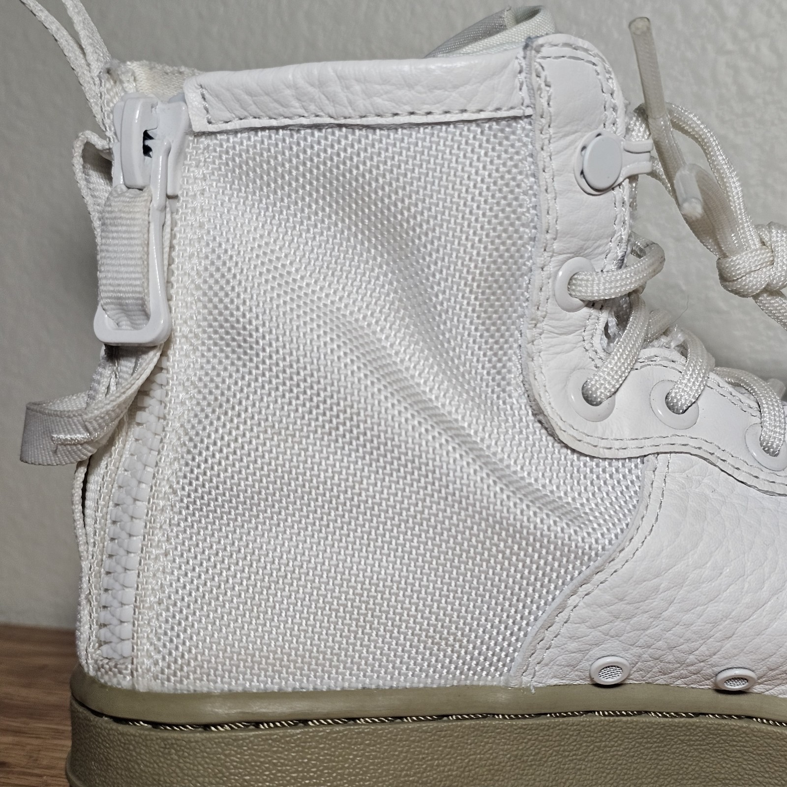 Nike Air Force 1 SF Mid Womens 7.5 Olive Ivory Urban Utility Footwear AA3966-100 thumbnail 17
