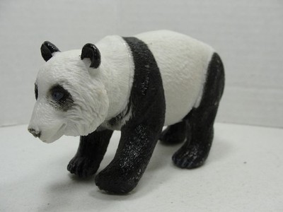 PANDA Bear Figure i 5'' Hard Molded Animal Zoo