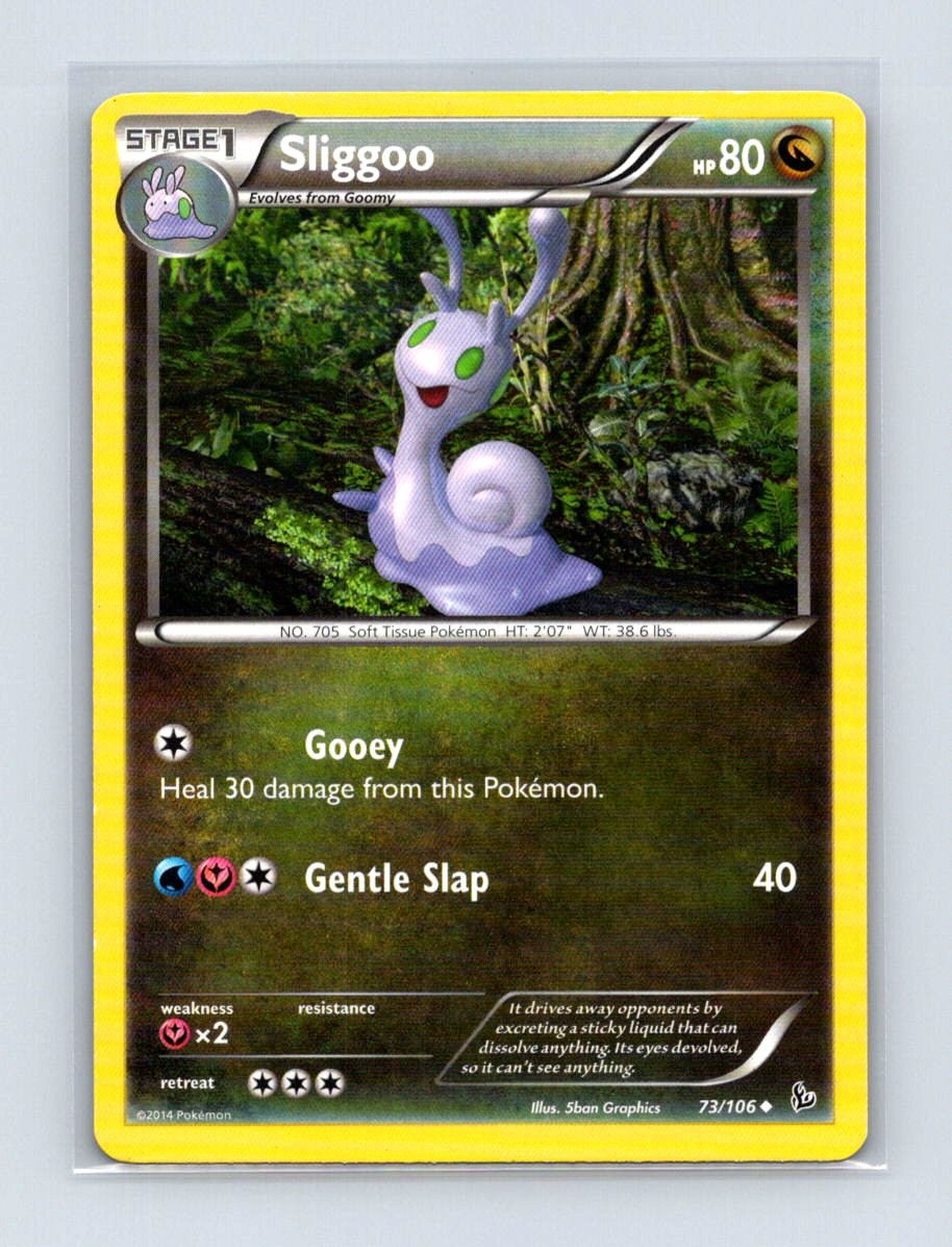 Sliggoo 73/106 Uncommon Flashfire Pokemon Lightly Played