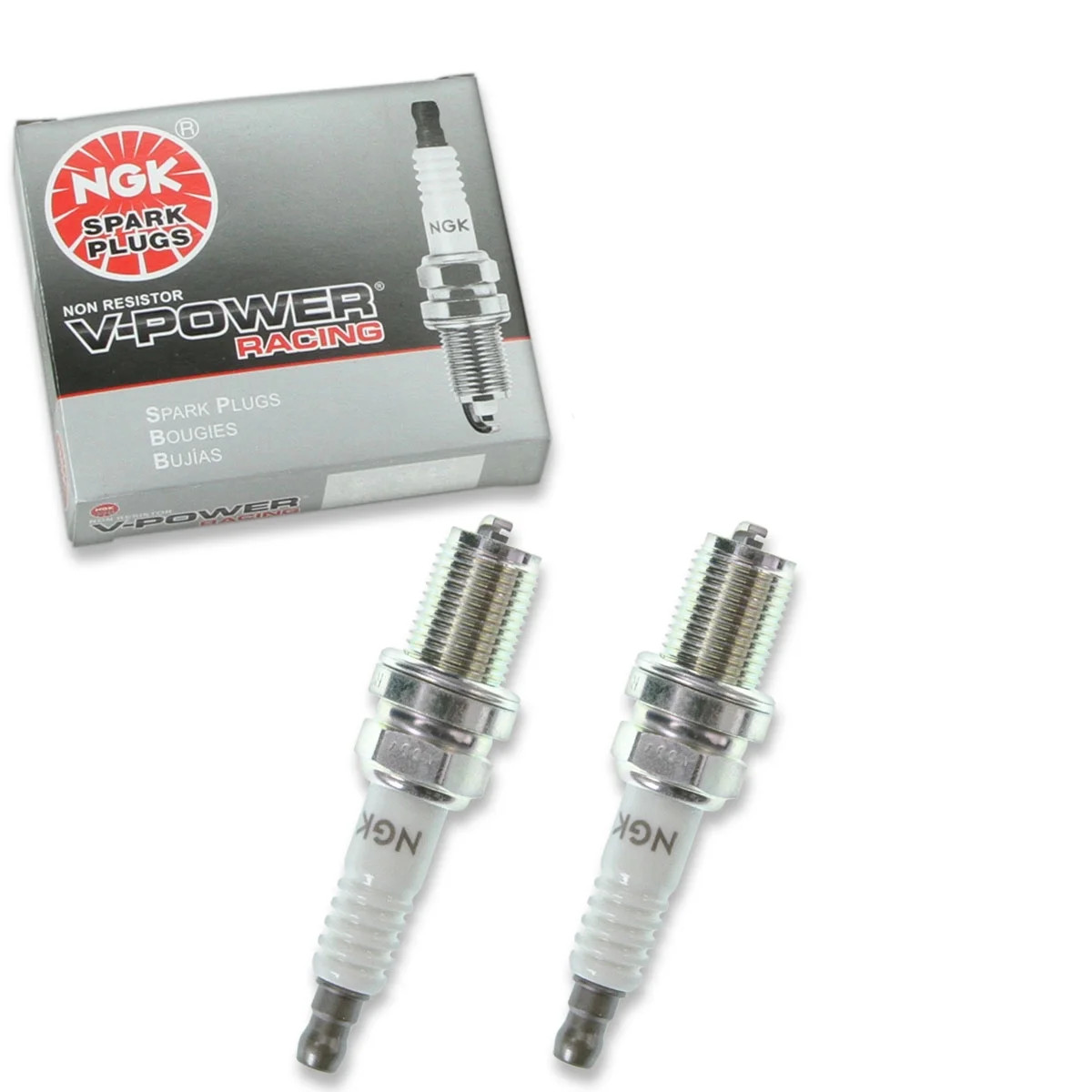 2 pc NGK 5820 V-Power Racing Spark Plugs