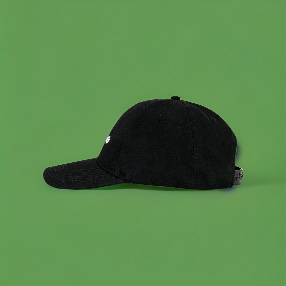CLASSIC LOGO CAP BLACK PALM ANGELS Snap Back Hat New Under Retail