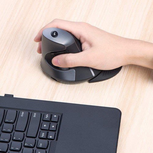 Wireless Ergonomic Mouse, 2.4G Rechargeable Vertical Mouse with USB Receiver,... - Picture 9 of 9