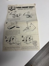 1964-1974 G I Joe Swamp Craft Instructions Very Nice