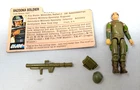 GI JOE ARAH Zap Figure 1983 Complete with file card Vintage G.I.