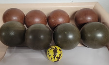 Vintage Sportcraft Bocce Ball Set w/ Patina Old Set