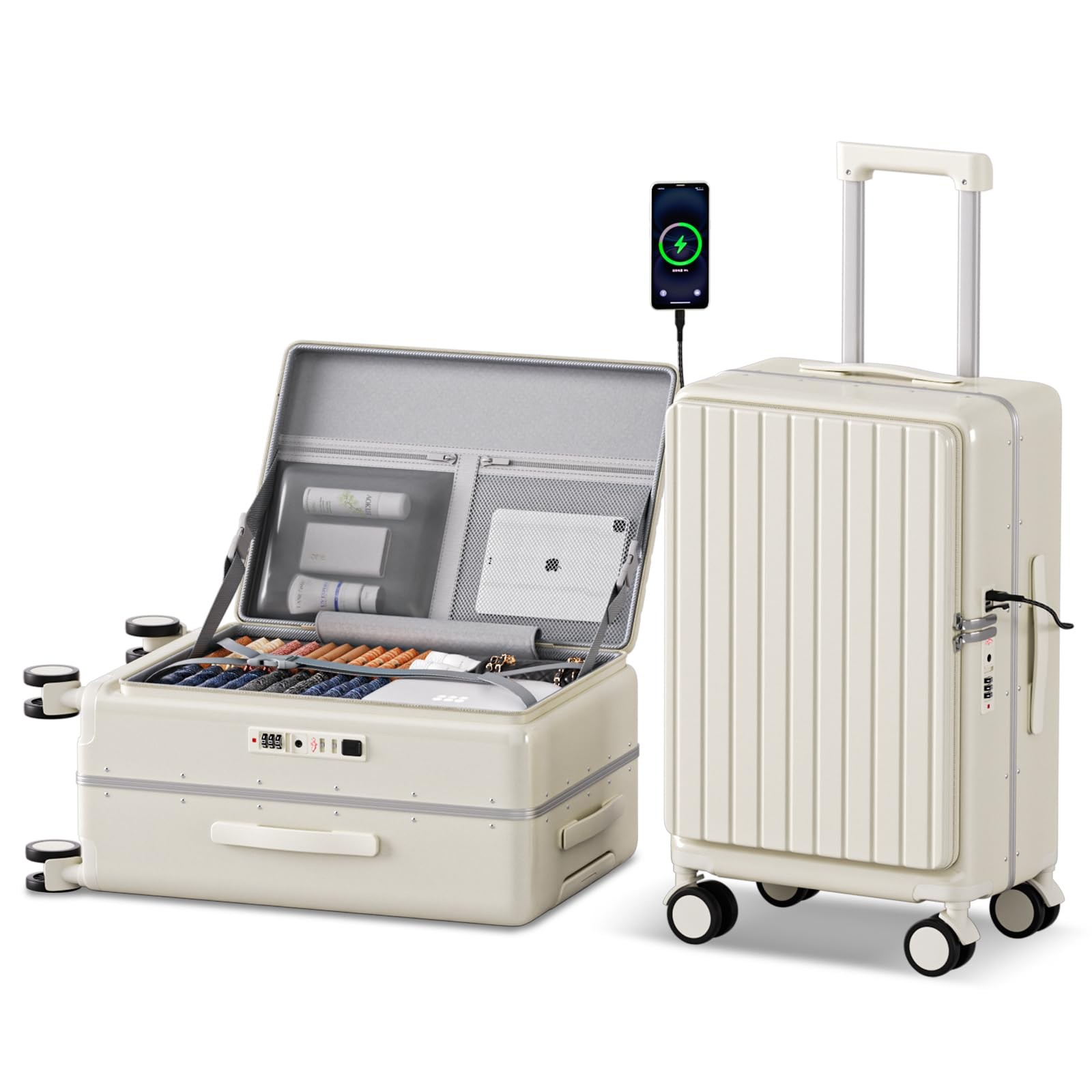 22x14x9 Airline Approved Hard Shell Spinner...