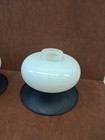 Restored Set Of Antique  Milk Glass Flush Mounted Ceiling  Fixtures — photo 2