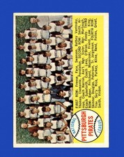 1958 Topps Set-Break #341 Pittsburgh Pirates NR-MINT *GMCARDS*