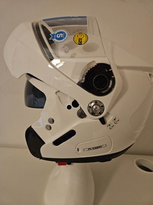 MODULARER HELM NOLAN GREX G9.2 06 KINETIC N-COM - 102 FLAT WHITE