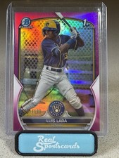 2023 Bowman - Chrome Prospects Luis Lara #BCP-100 Fuchsia Refractor /199 