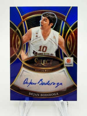 2025-26 Select Euroleague DEJAN BODIROGA Blue Signatures Auto /49 #SIG-DEJ
