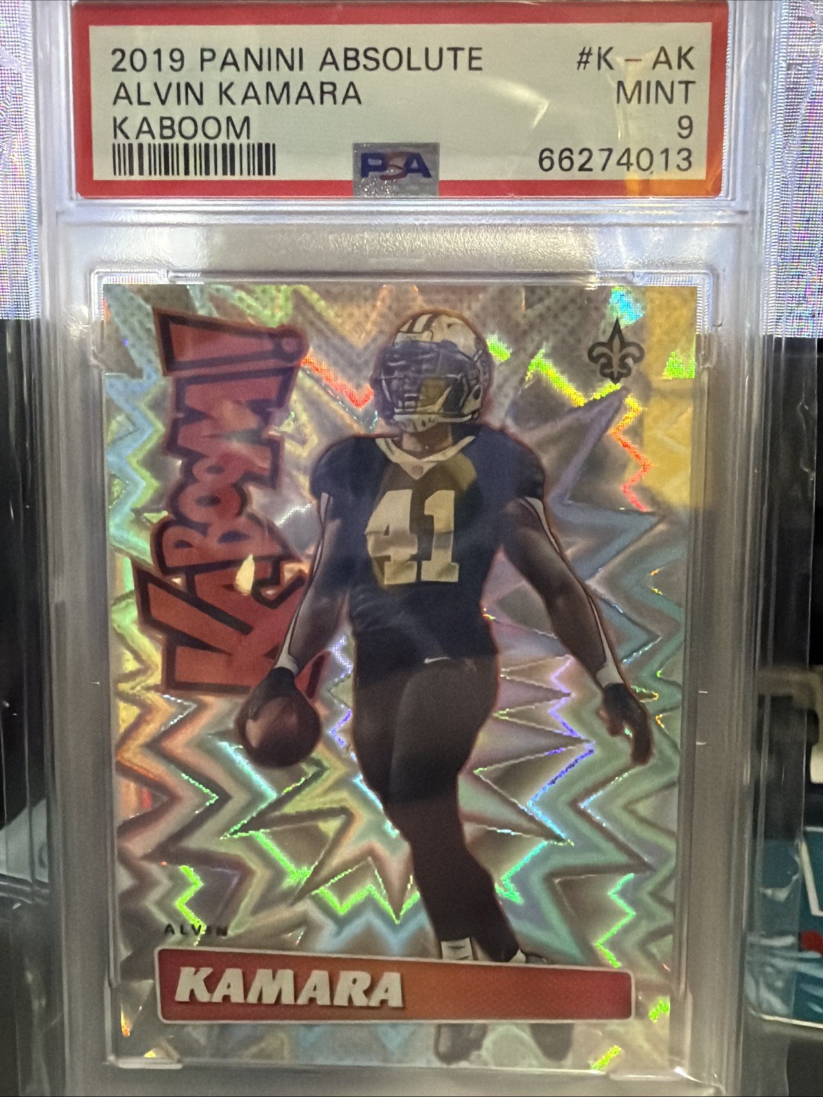 2019 Panini Absolute - Kaboom! Alvin Kamara #K-17