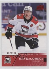 2021-22 Upper Deck AHL Exclusives 62/100 Max McCormick #72 0lg0