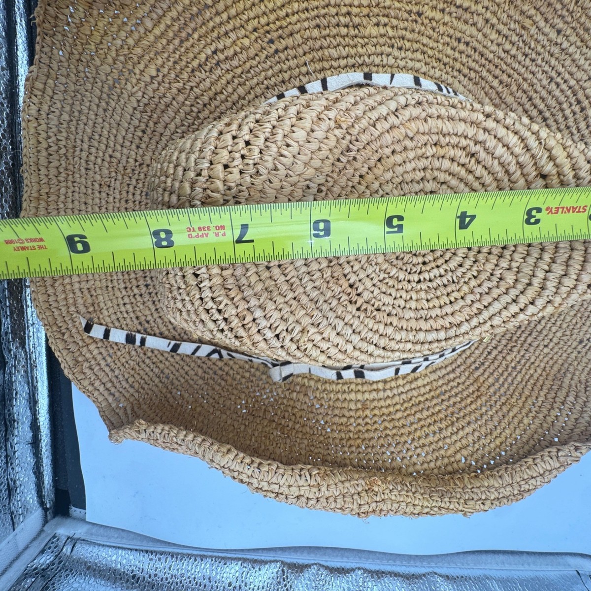 Hat Attack Sun Hat Millie Continental Beach Day Raffia Straw Floppy Wide Brim Millie Continental – Hat Attack New York main image 2