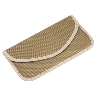 Faraday Bag, RFID Signal Blocking Pouch Wallet 7.87 Inch Car for Phone Khaki