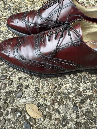 Bostonian Impression elegante Herrenschuhe Ochsenblut Leder Budapester Oxford Größe 11,5 - Bild 6 von 8