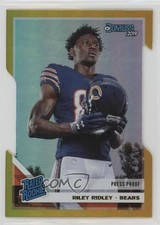 2019 Panini Donruss Rated Rookie Press Proof Gold Die-Cut 4/25 Riley Ridley 07lk