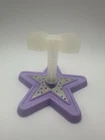 Vintage 1989 Mattel Barbie Doll Stand Purple Star Base