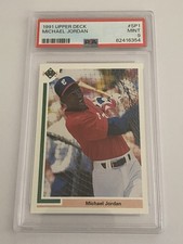 1991 Upper Deck Michael Jordan #SP1 Baseball RC  PSA 9