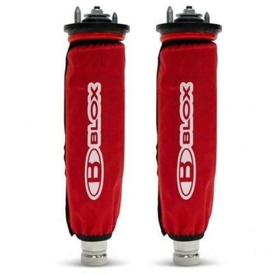 Blox Racing Premium Quality Coilover Covers Kit Pair Nylon Red BXSS-00100-CCR