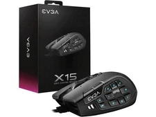 EVGA X15 MMO Wired Gaming Mouse, Black