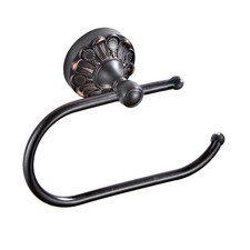 Oil Matte Black Toilet Paper Holder Wall Mounted 18.5cm/7.28'' Antique Brass ...