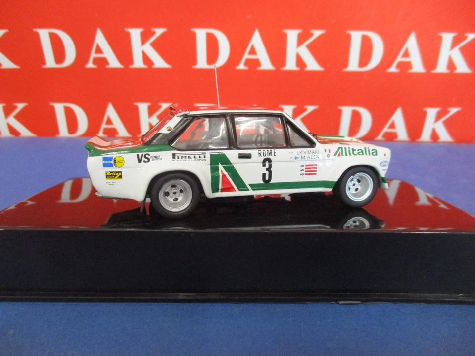 Die cast 1/43 Modellino Auto Fiat 131 Abarth Rally Monte Carlo 1979 M. Alen - Immagine 4 di 4