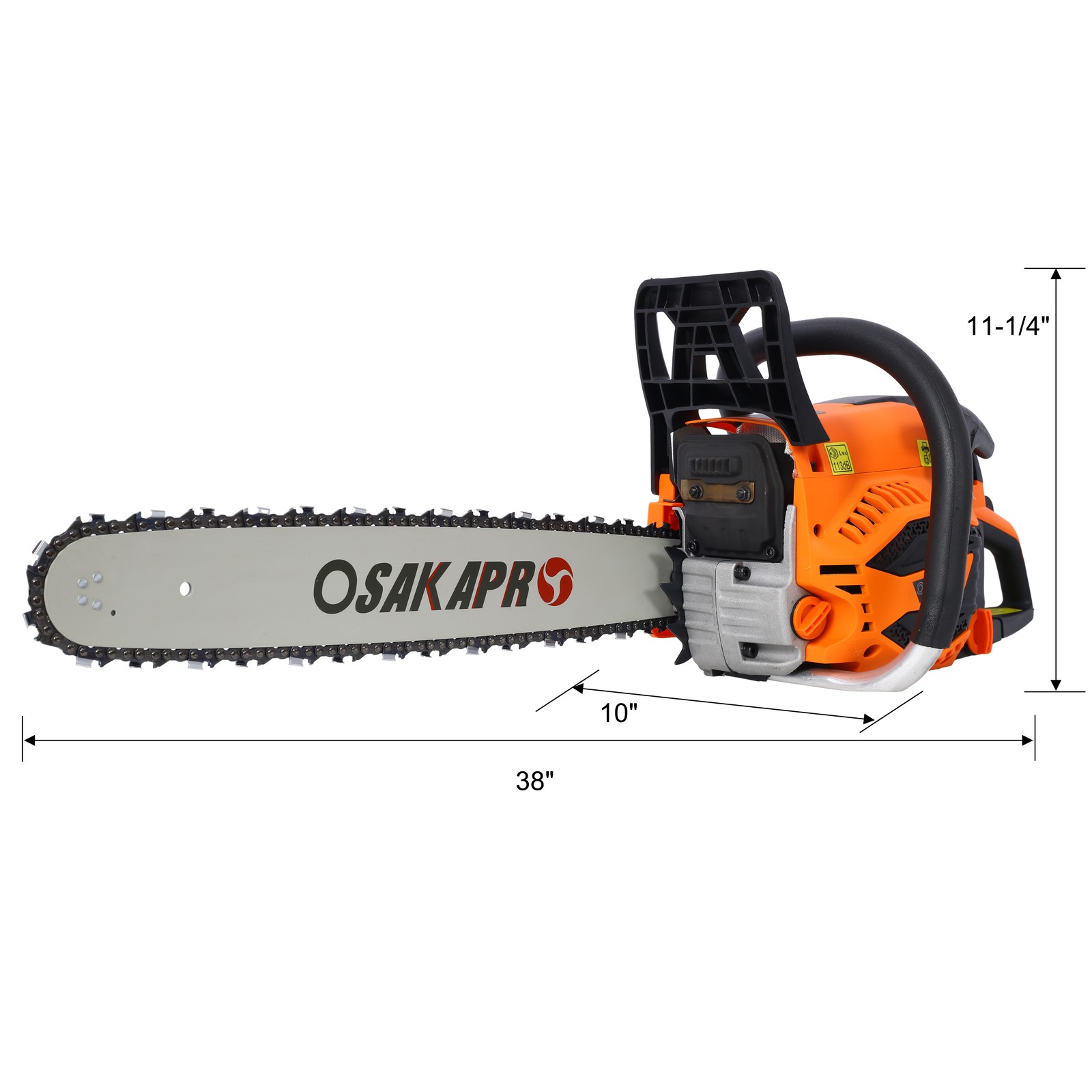 【New】62CC Gas Powered Chainsaw, 22Inch 2-Cycle Petrol Handheld Chain Saw, Gasoli
