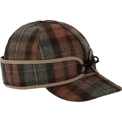 Stormy Kromer The Original Cap 1903 Wool Blend Hat Red Brown Winter Warm Outdoor