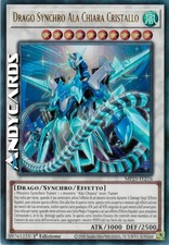 DRAGO SYNCHRO ALA CHIARA CRISTALLO • Ultra R • MP25 IT276 • 1Ed • Yugioh!