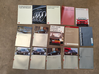 Konvolut AUDI Prospekte Auto car Brochure