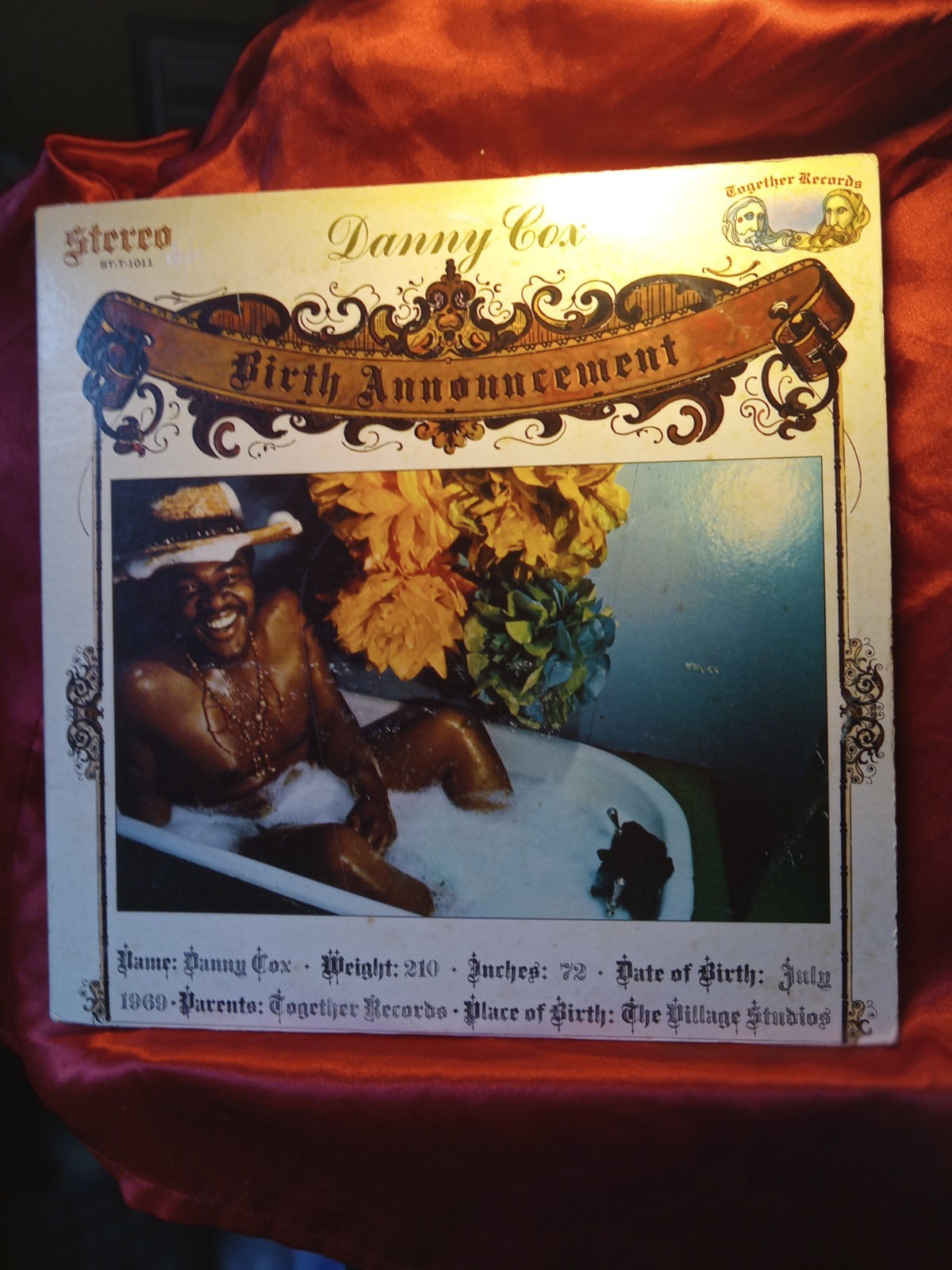 DANNY COX Birth Announcement 2 Record set lp