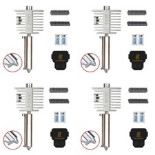 Stainless Steel Extruder Hotend Nozzle Set For Mini 3D Printers Metal Hot End