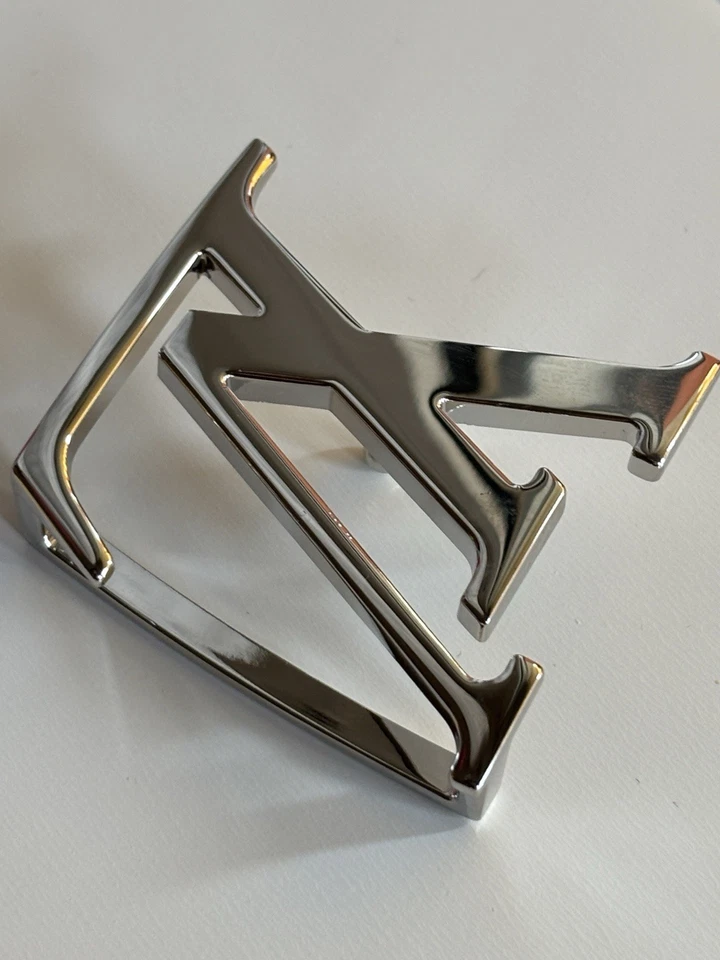 Fibbia Louis Vuitton Argento Belt Buckle - Immagine 2 di 4