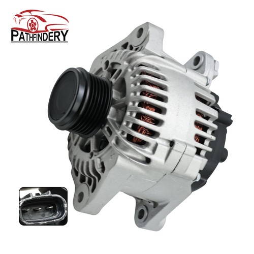 Alternator 12V 110A with 6 Groove Serpentine Pulley for Hyundai Sonata Kia Forte