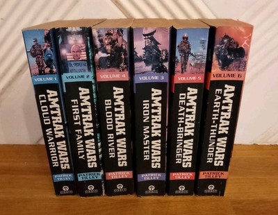 BOOK - X6 Patrick Tilley Amtrax Wars Complete Collection 1-6 Sci-fi Fantasy PB 