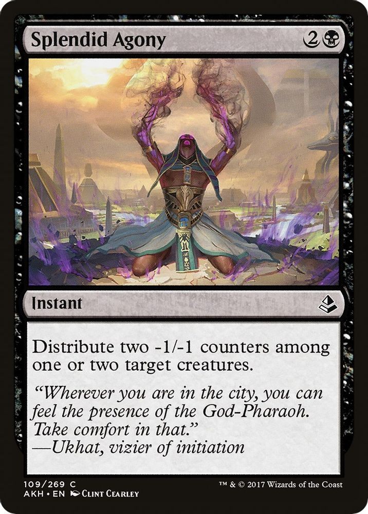 2017 Magic: The Gathering: Amonkhet - Splendid Agony (#109, C, Lightly Played)
