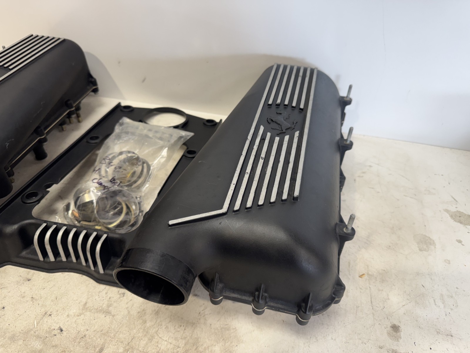 1999 FERRARI F355 CONVERTIBLE OEM U.S. LHD INTAKE MANIFOLD PLENUM COVER TRIM