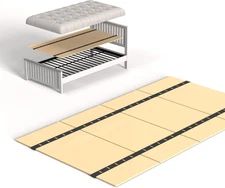 Heavy Duty Thick Folding Box Spring, Mattress Supporting Wood 60"x30"Twin Size