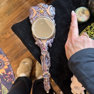 mirror frame witchcraft kit starter magic ritual altar witch wicca pagan key set