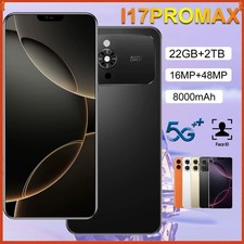 Smartphone Ai 17 Pro Max 5G 7.3" HD 22GB 2TB Android 8000mAh Dual SIM