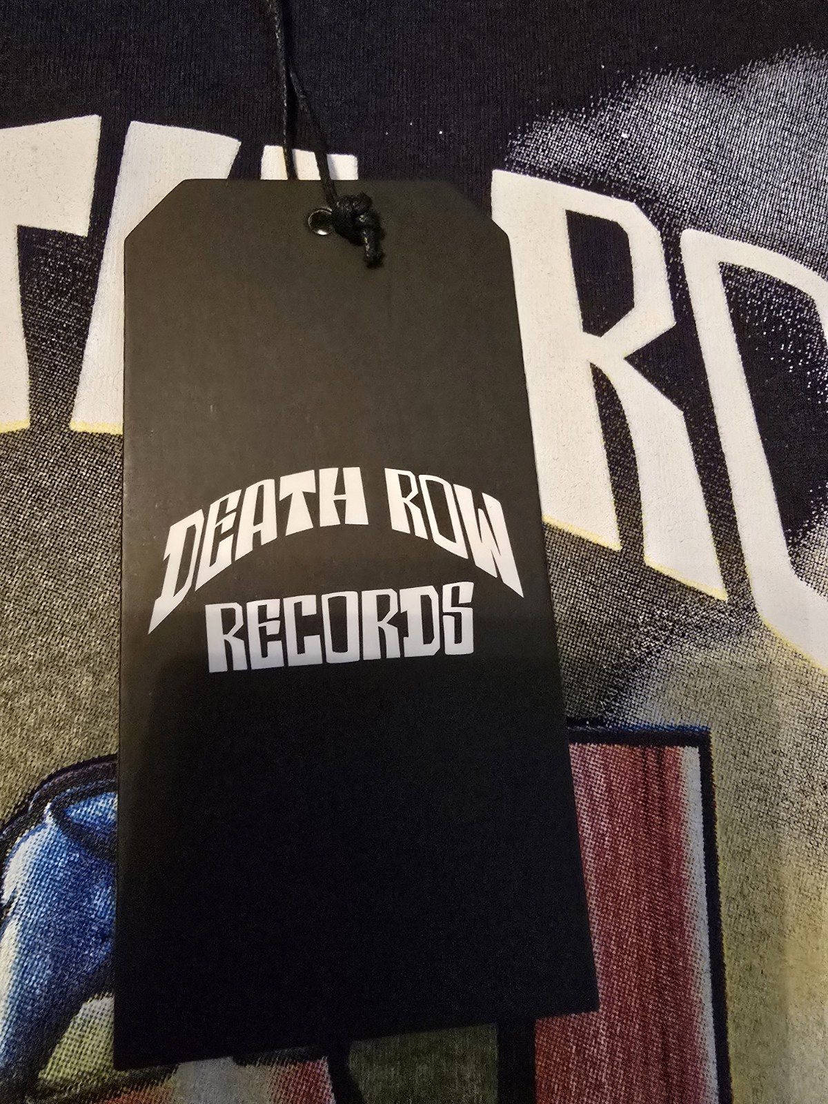 FILA T shirt Death Row Records x Snoop Dogg taglia 2XL copertina album blu.