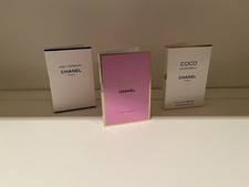 3   CHANEL   1.5ml  Cologne Spray Sample Vials Chance, Mademoiselle, Edimborgh